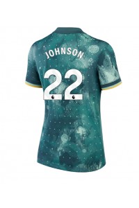 Tottenham Hotspur Brennan Johnson #22 Fotballdrakt Tredje Klær Dame 2024-25 Korte ermer